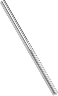uxcell 2.6mm Chucking Reamer, Tungsten Carbide Lathe Machine Reamer H7 4 Straight Flutes, Round Shan