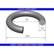 O-Ring AS568 CS 5.33MM NBR70 ( AS321 / AS322 / AS323 / AS324 / AS325 ) NBR 70 Shore Oring / Dash Num