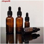 ELEGANT Dropper Bottle with Scale Basic Amber Vials Aromatherapy Travel Essential Oil Dropper Bottle