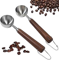 2PCS Vintage Coffee Measuring Spoon， 30ml/10g Capacity coffee scoop for ground coffee、Coffee Beans A