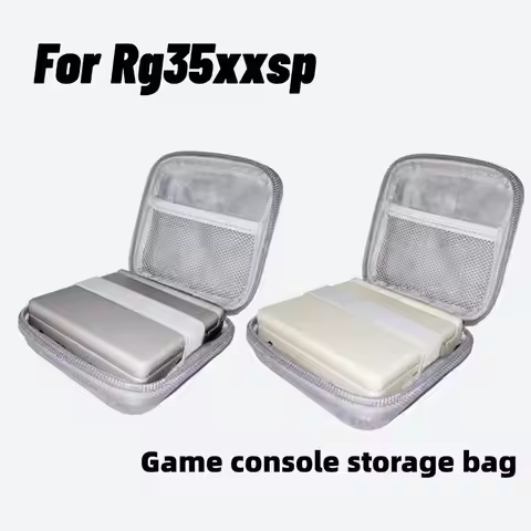 For Rg 35xxsp Square Eva Bag Storage Box Game Console Data Cable Storage Bag For Rg35xxsp Game Conso