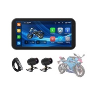 6.25" Motorcycle Monitor with DVR, WiFi, CarPlay and GPS