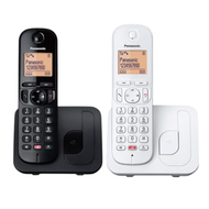 樂聲牌 - 數碼室內無線電話｜家居電話｜室內無線電話｜家用電話｜電話機｜室內電話｜數碼電話｜辦公室電話（黑色）KXTGC250【平行進口】