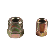 35 PCS Brake Line Fittings Kit for 3/16 Inch (19 Fittings) and 1/4 Inch (16 Fittings)for Inverted Fl