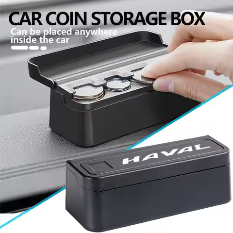 Car Coin Container Auto Money Holder Space-Saving Storage Box For Haval H6 F7 H9 H2 Jolion F7X F7H H