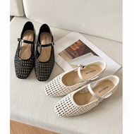DuMiYa breathable mesh leather flats 26150911A 5/9