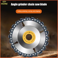 T GO Angle Grinder Chain Blade 4-inch Woodworking Saw Blade Multi Functional Chain Saw Blade