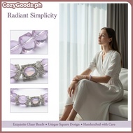 Crystal Beaded Bracelet Korean Style for Women Girls Sweet Party Jewelry Perfect for Birthday Gift I