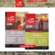 ORIJEN อาหารแห้งสุนัขสำหรับผู้สูงอายุรสไก่อาหารสุนัข2กก.