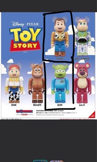 徵！ BE@RBRICK Toy Story 系列 胡迪 三眼仔
