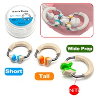 Dental Sectional Contoured Matrix Bands Clip Niti Matrix Clamp Ring Clamp Matrices Nickel Titanium C