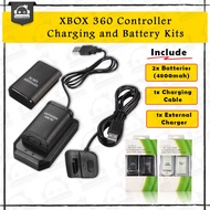XBOX360 5-in-1 battery KIT XBOX360 Dual Battery Charging kit XBOX360 Handle Battery [RECHARGABLE BATTERY][READY STOCK]