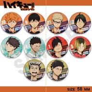 Volleyball Boy Bar Anime Laser Badge Hyuga Shoyo Kageyama Toruo Kawa Toru ip Merchandise Brooch Gift