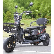 100% SIAP PASANG EBIKE NEW Electric Scooter Adult Elektrik Basikal 3 Roda Ebike 3 Seats Electric Sco