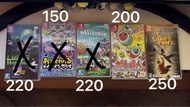 Switch game(Luigi/miitopia/太鼓/it takes two/瓦利歐製造)
