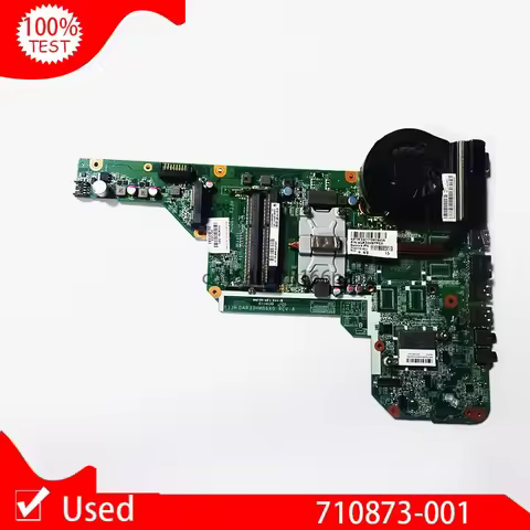 Used For HP G4-2000 G6-2000 Laptop Motherboard 710873-501 710873-001 With SR0N2 I3-3110M CPU DAR33HM