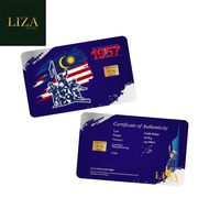 LIZA 0.10g 999.9 Gold Bar (Merdeka)
