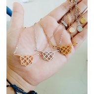 Titanium love bond necklace 3 colorpilihan