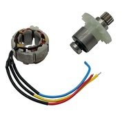 21V 12 Teeth Brushless Lawn Mower Motor Assembly Hedge Trimmer for Rotor Gardens Power Tools Accesso