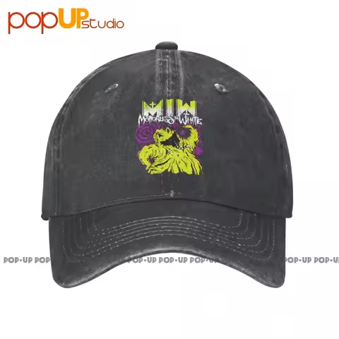 Motionless In White Merch Oogie Boogie Washed Denim Baseball Cap Trucker Hats Retro Comfortable