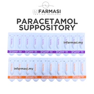 Poro Paracetamol Suppository 125mg / 250mg