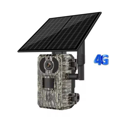 4G Solar Powered Wild Game Trail Camera, Photo Traps with Ucon Cloud Storage App, Real Time Viewing 