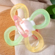 Little Moon Age Manhattan Ball 0-3 Baby Chewable Teether Baby Food Grade Liquid Silicone Grab Ball