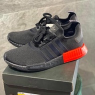 ADIDAS NMD R1 All Black Red Block EE5107