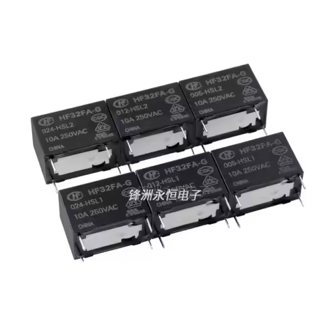 5PCS/Lot Relay HF32FA-G-003 005 012 024-HSL1 HSL2 4PIN 5A 10A