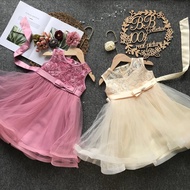 [ 1y - 5y ] Baby Kids Princess Gown (Gown Birthday / Gown Flower Girl ) #724