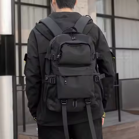 Men Backpack Man Schoolbag Travel Urban Backpacks Waterproof Techwear Oxford Cloth Male Laptop Rucks