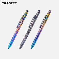 TRAGTEC Titanium Pen Bolt Action Ballpoint Pen Pocket Clip Pen Stationery
