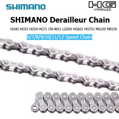 SHIMANO Derailleur Chain HG40 HG53 HG54 HG71 CN-4601CN-LG500 HG601 HG701 M6100 M8100 Bike Chain 6/7/