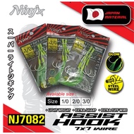 NINJ 7X7 WIRE ASSIST HOOK NJ7082 1/0- 3/0