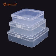 Small Plastic Storage Box /for Jewelry Beads Earring Jewelry Container /Transparent Square Box Case 