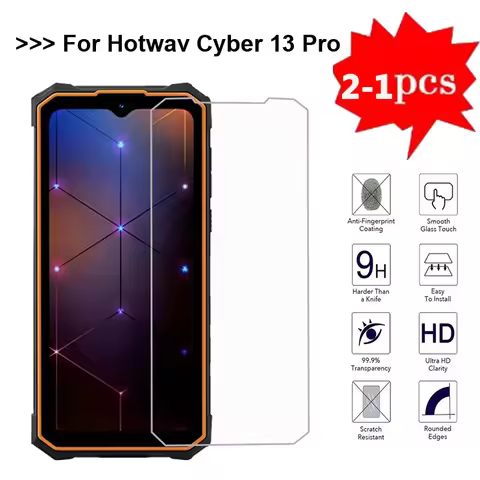 2-1PC Protective Glass Cover For Hotwav Cyber 13 Pro Tempered Glass Screen Protector For Pelicula Ho