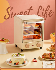 Máy nướng bánh chuyên dụng 2 tầng LittleCofa 800W - thế hệ mới - Home and Garden