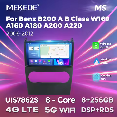 MEKEDE 9“ Carplay Screen For Mercedes Benz B200 A B Class W169 A160 A180 A200 A220 2009-2012 WIFI An