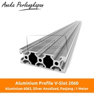 Aluminum Profile Extreme/ A6063 V Slot 2060 Linear Rail Silver