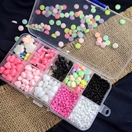 Beads Shop DIY Beads 1 set Box Beads Scoop 1 set Box DIY Beads 1 set Aesthetic/ DIY Beads DIY Craft 