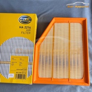 MESIN Air Filter bmw E60 520 523 520 Engine M54 N52 HELLA HA2214 Car Engine Air Filter