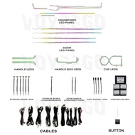 Voyeego Car Ambient Lighting Led Upgrade Interior Ambient Light for Toyota Sienna 2021-2023 Led Car 