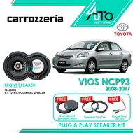 Carrozzeria Speaker Toyota Vios NCP93 Plug & Play Car Speaker PNP Front Rear No Modify Socket Spacer