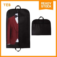 Portable Travel Suit Cover Dustproof Baju Lelaki | Coat Garment Storage with 2 Handle Beg Gantung Pa