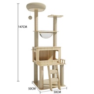 Luxury Integrated Large Cat Tree Spacecraft Cat Scratching Post Cat House Cat Climbing Frame Mesterc