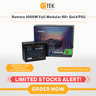 Ramsta RG-1000 1000W Full Modular 80+ Gold PSU
