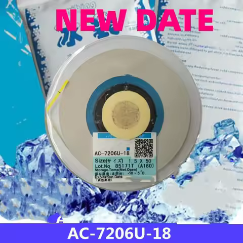 New Date Original ACF Tape AC-7206U-18 For TV Panel Repair 1.2 1.5 2.0*10m 25m 50m 100m LCD Anisotro