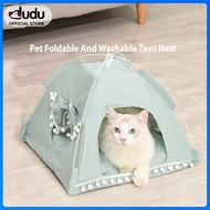 Cat Princess Indoor Tent House Pet Dog Cute Floral Cave Nest Bed Portable Dog Tents