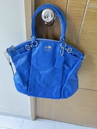 Coach 藍色手提包