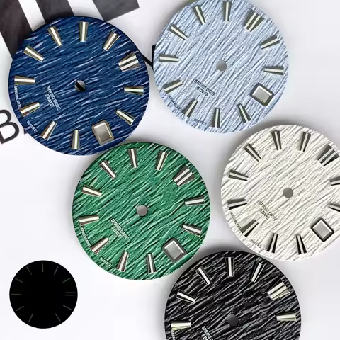 28.5mm new GS dial birch forest pattern suitable for NH 35 movement SLGH005G dial watch accessories